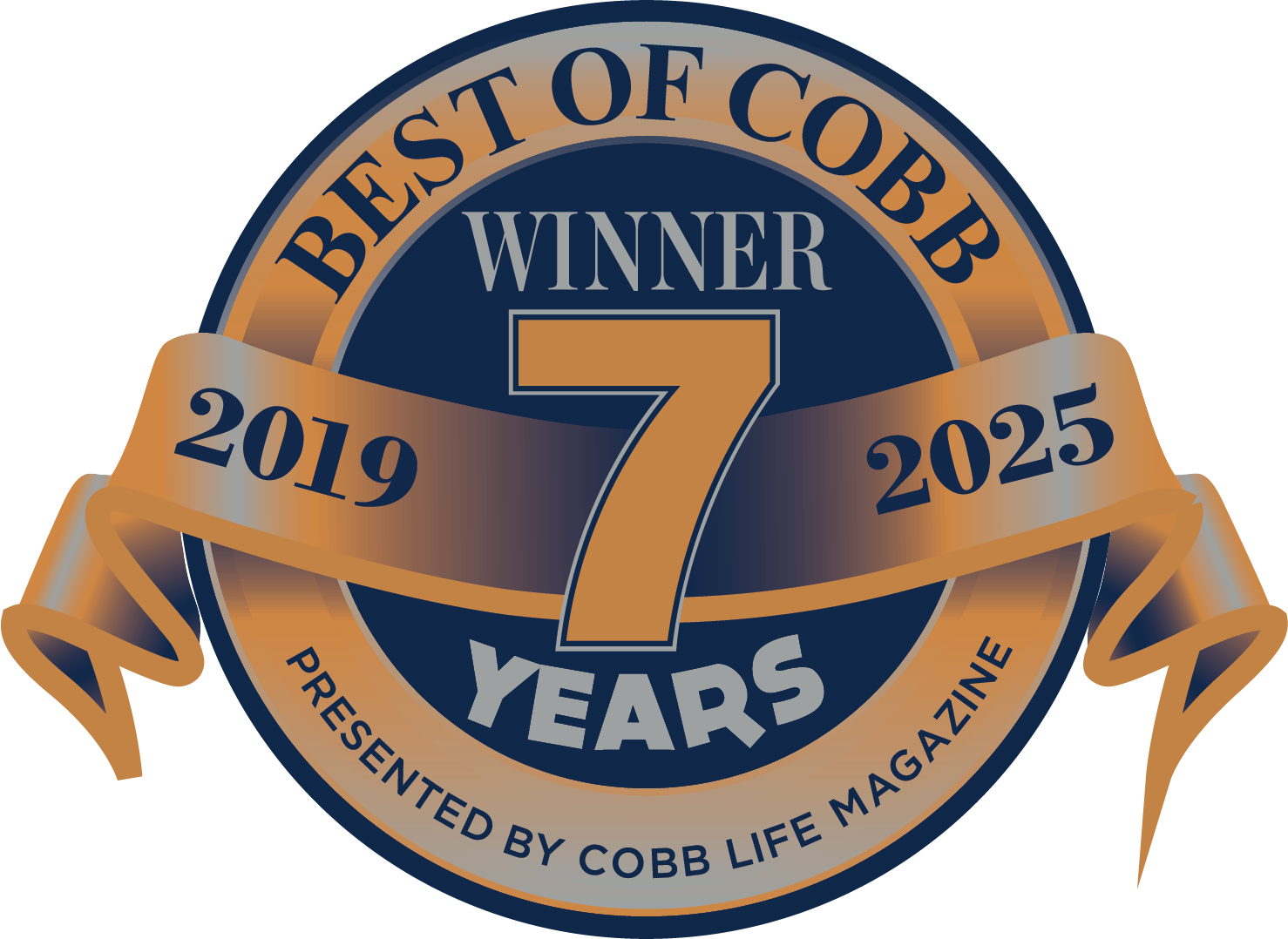 BestofCobb7 Best of Cobb Award for Seven Years.